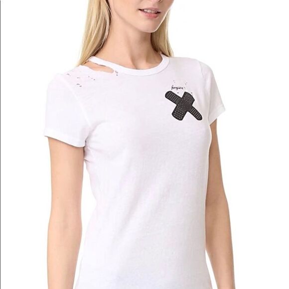 [pam & gela] distressed “forgive” tee #2 - Picture 3 of 10